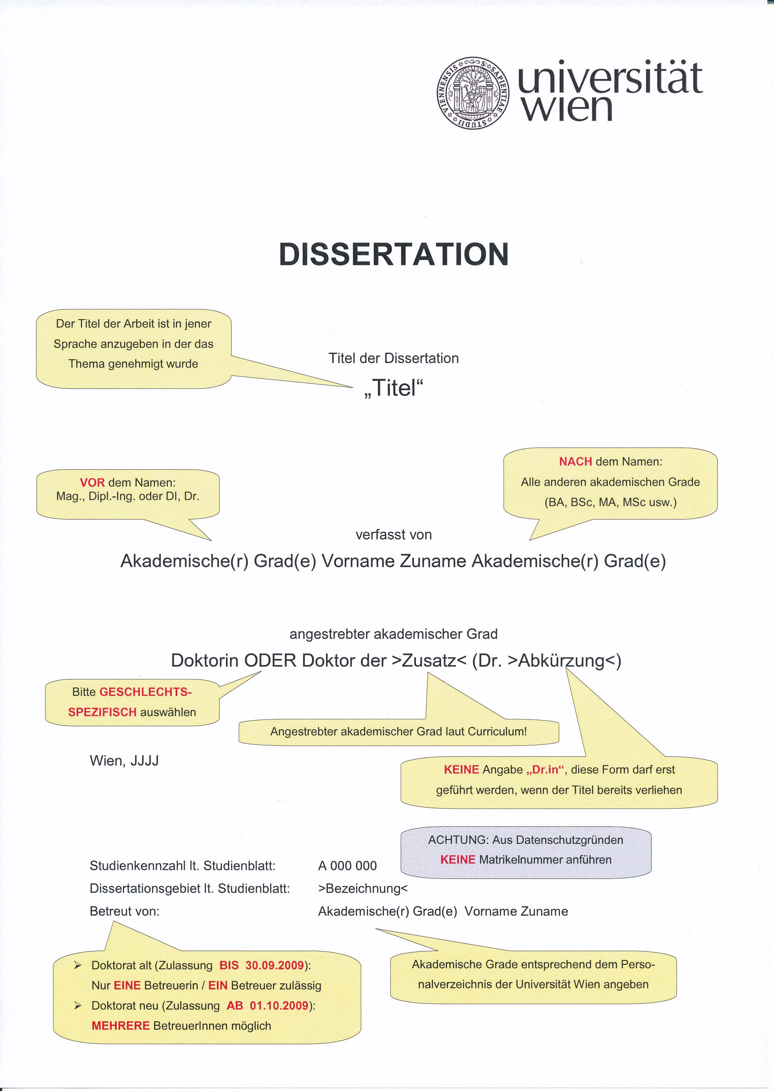 dissertation deckblatt uni wien